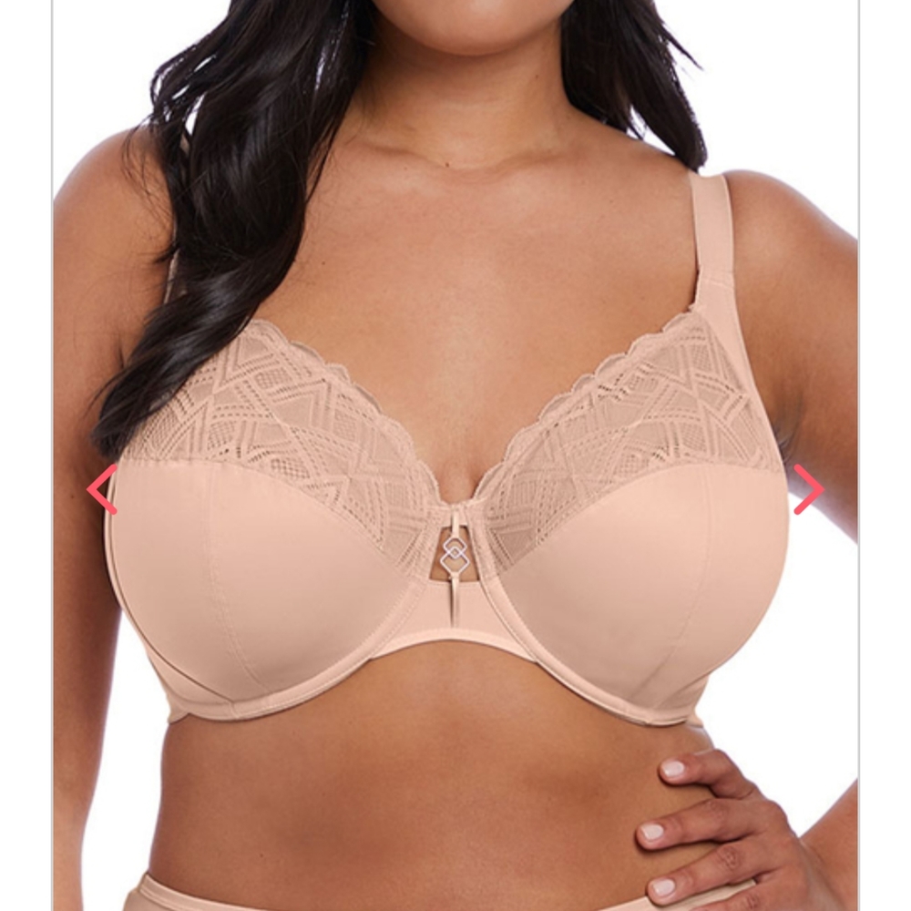 NWT ELOMI Adjustable bra nude j hook